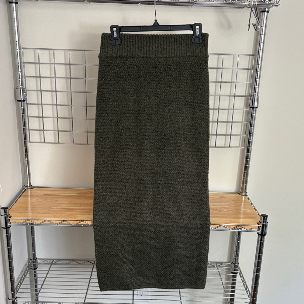 APRICOT Dark Green Pencil Skirt